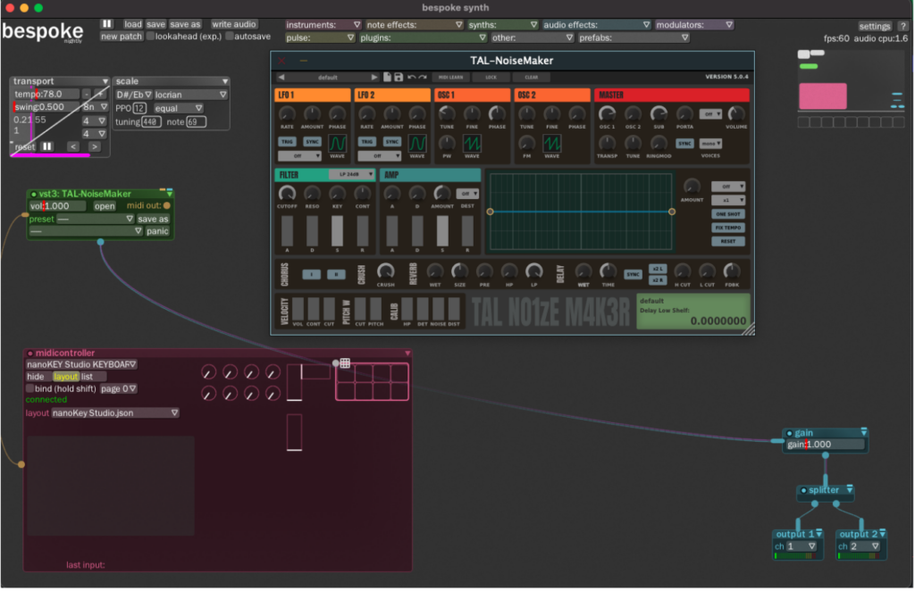 An Introduction to Bespoke Synth small group , 18 Feb 2023 Access Space
